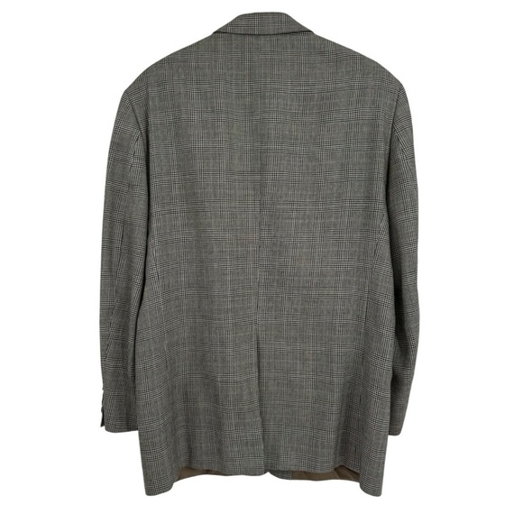 Lauren Ralph Lauren Men's black houndstooth silk Wool Sport Blazer Size 42 R - Picture 2 of 11